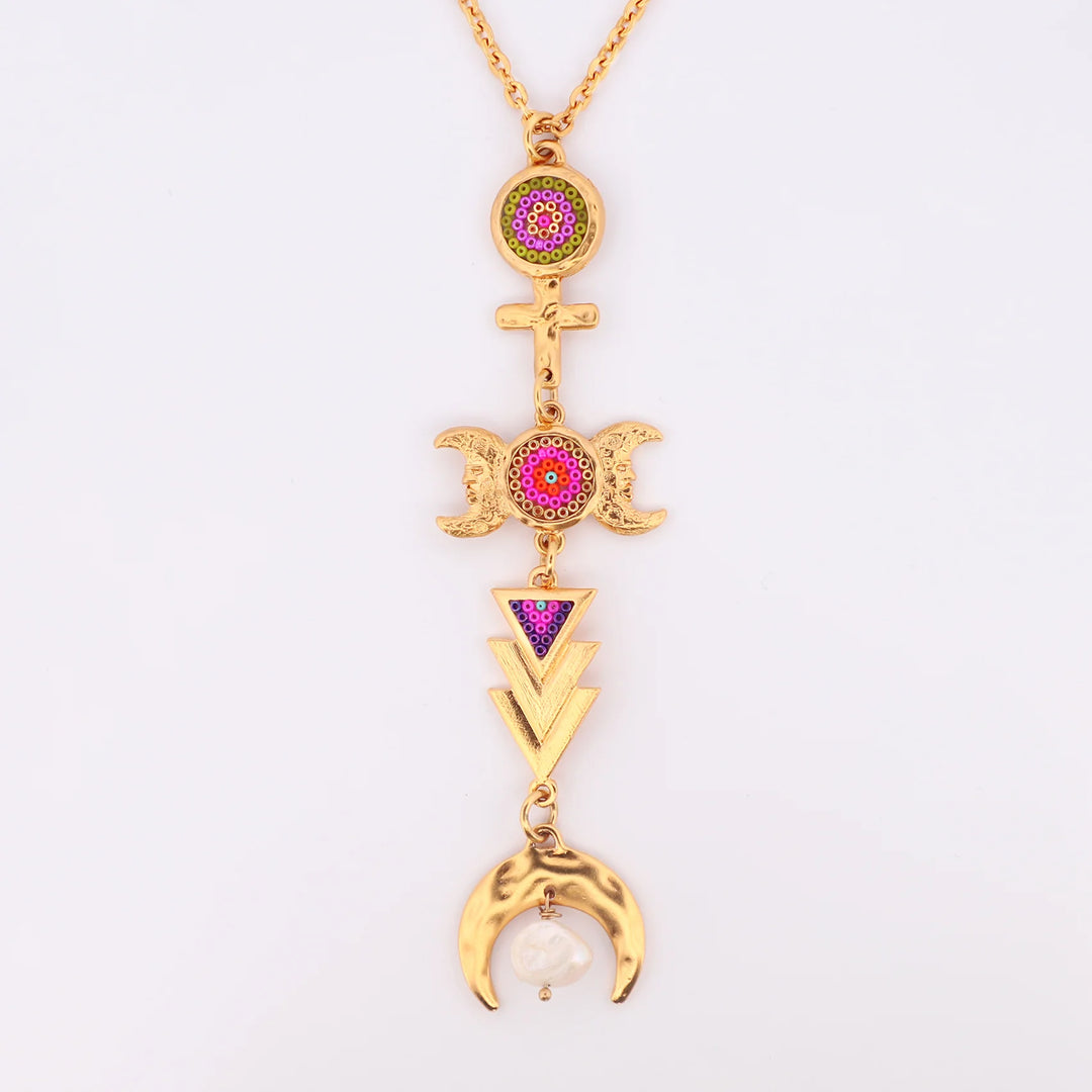 Descubre el Poder de tu Energía Femenina con el Collar Arte Huichol