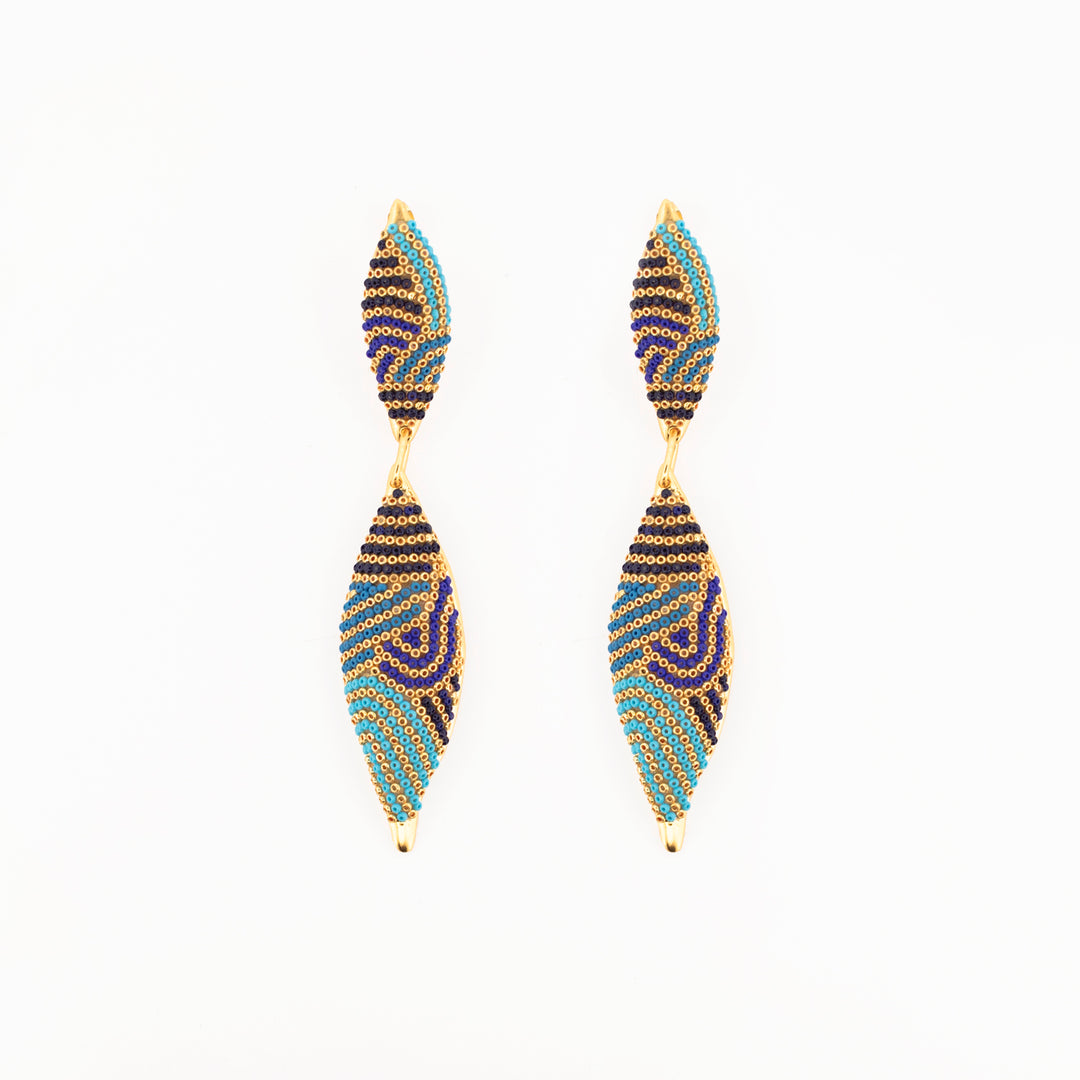 Aretes Gotas Chalchiuhtlicue