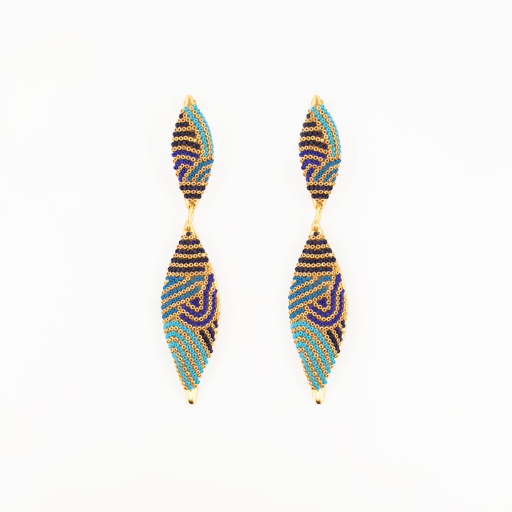 Aretes Gotas Chalchiuhtlicue