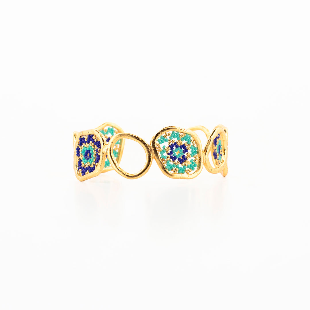 Brazalete Tejido Chalchiuhtlicue