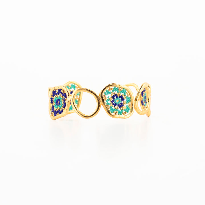 Brazalete Tejido Chalchiuhtlicue