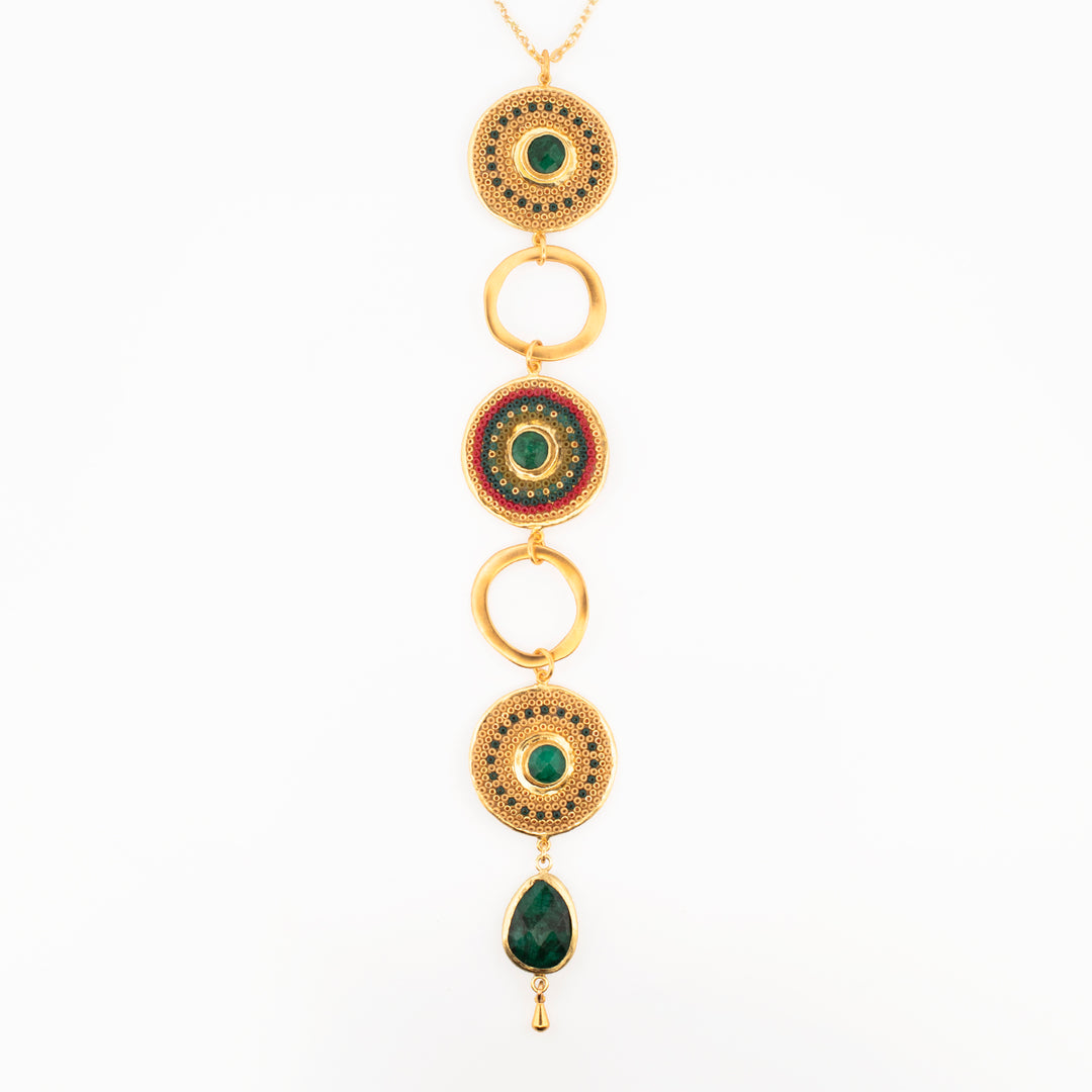 Collar triple Coatlicue