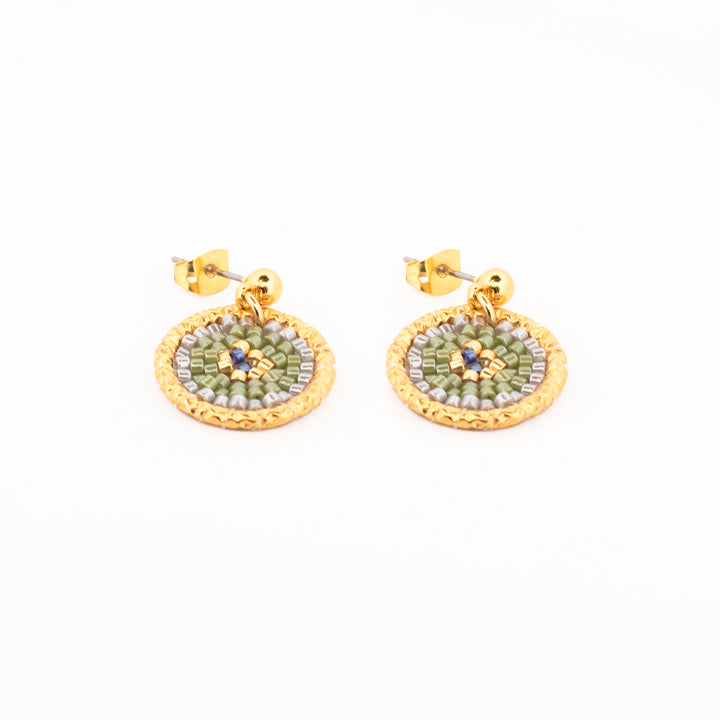 Aretes Tejido Coatlicue