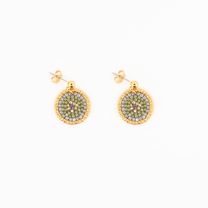 Aretes Tejido Coatlicue