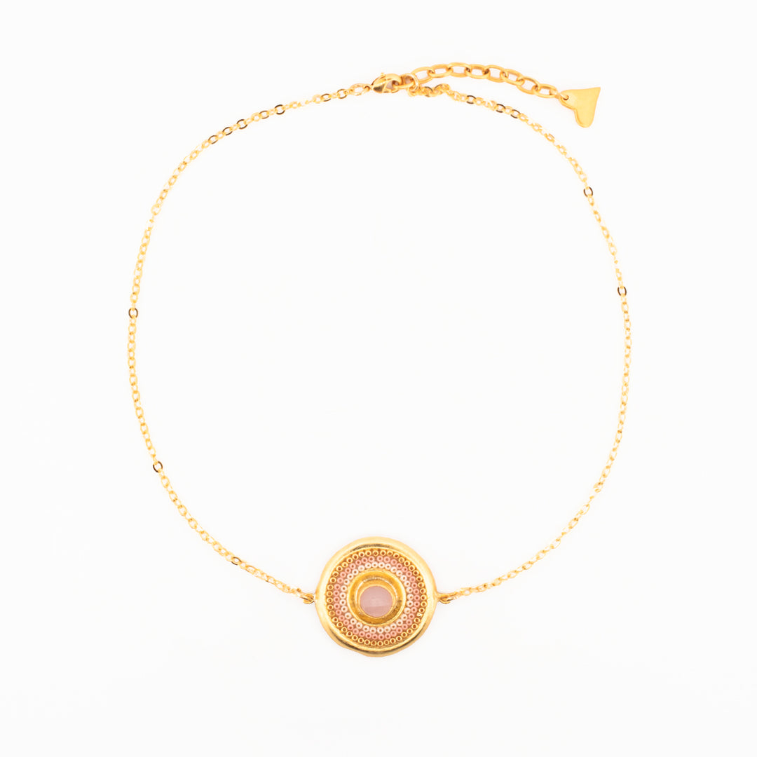 Gargantilla cuarzo Coyolxauhqui