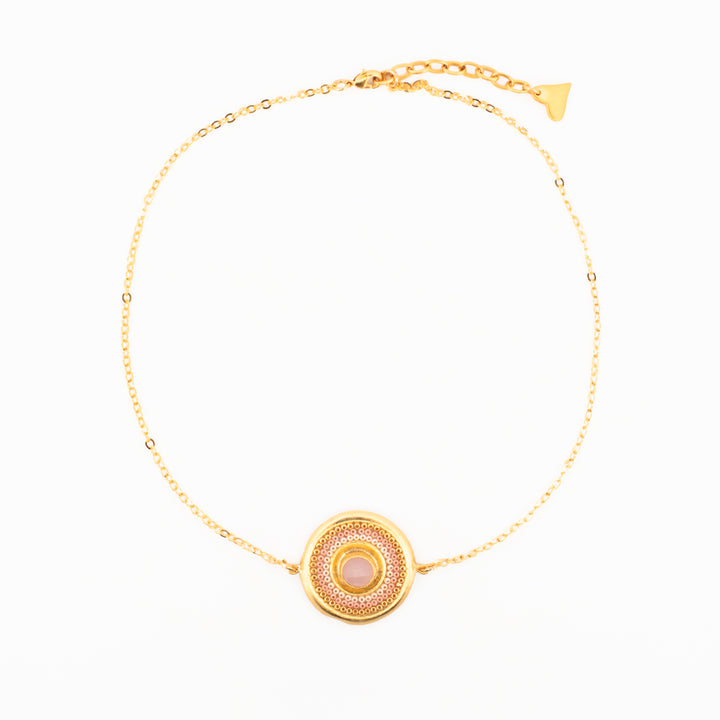 Gargantilla cuarzo Coyolxauhqui