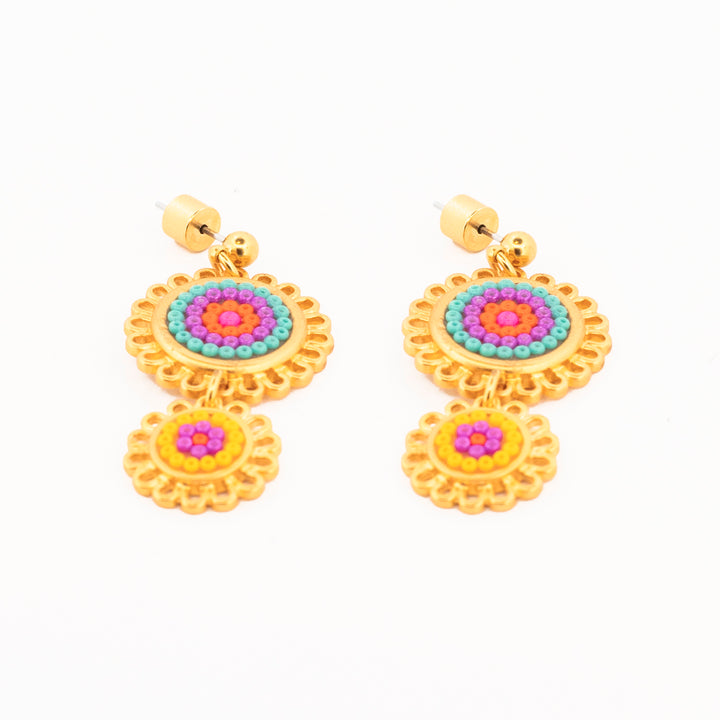 Aretes Florecer en Armonía