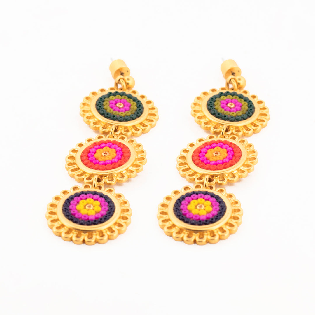 Aretes Flores Únicas