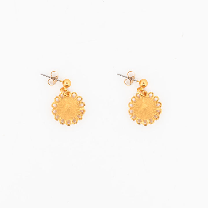 Aretes Flores Llenas de Luz