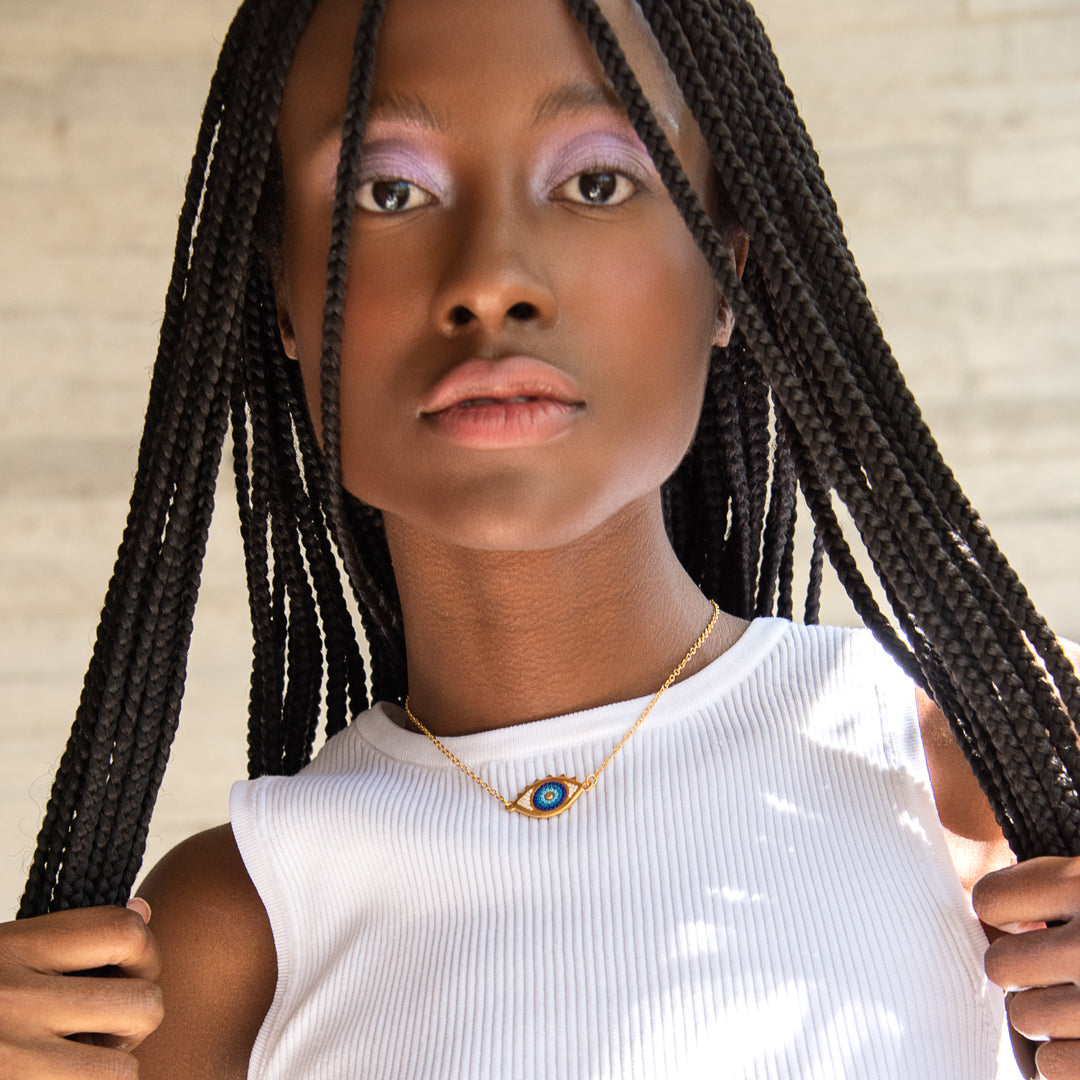 Gargantilla Defensa del Alma - turquesa