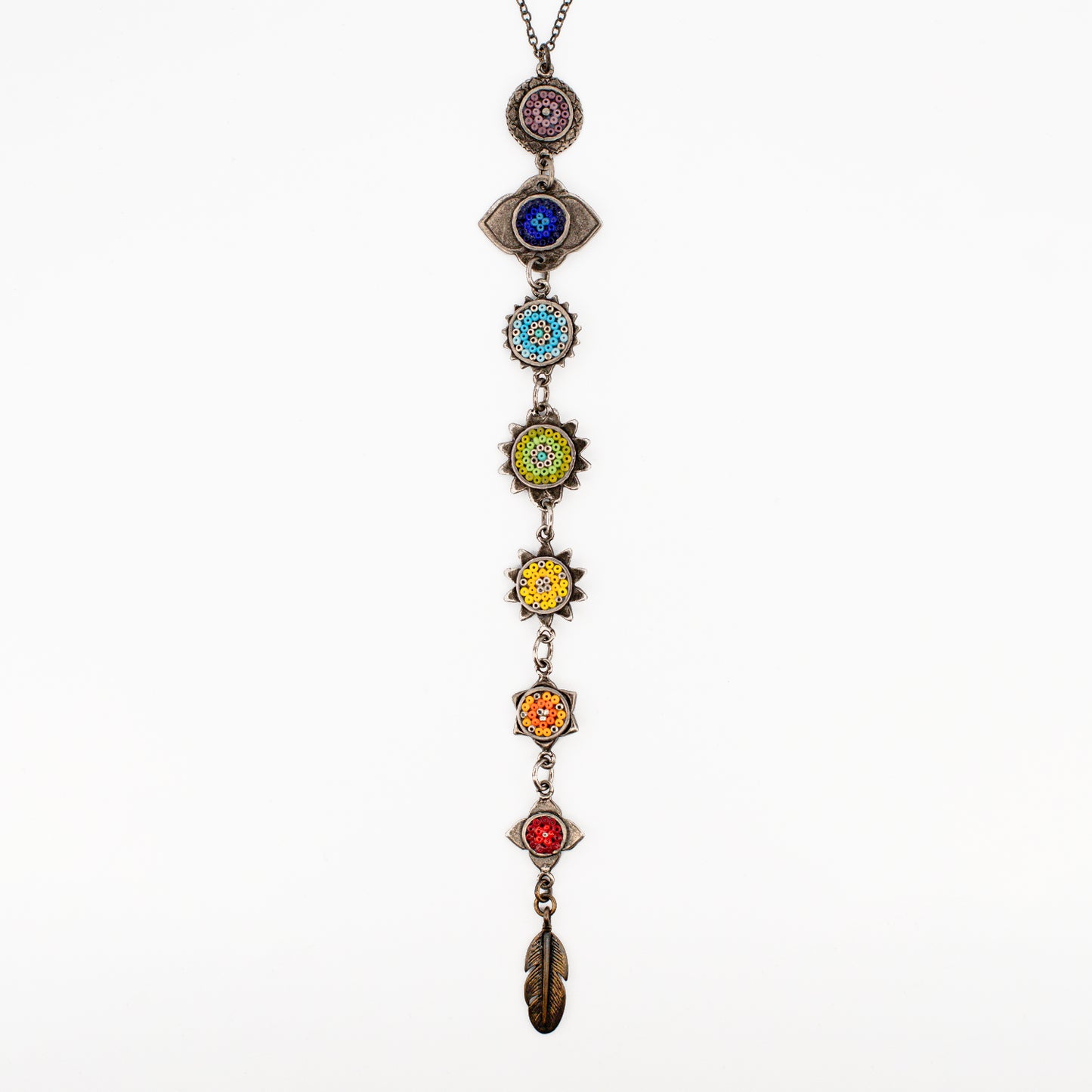 Chakras 123 necklace