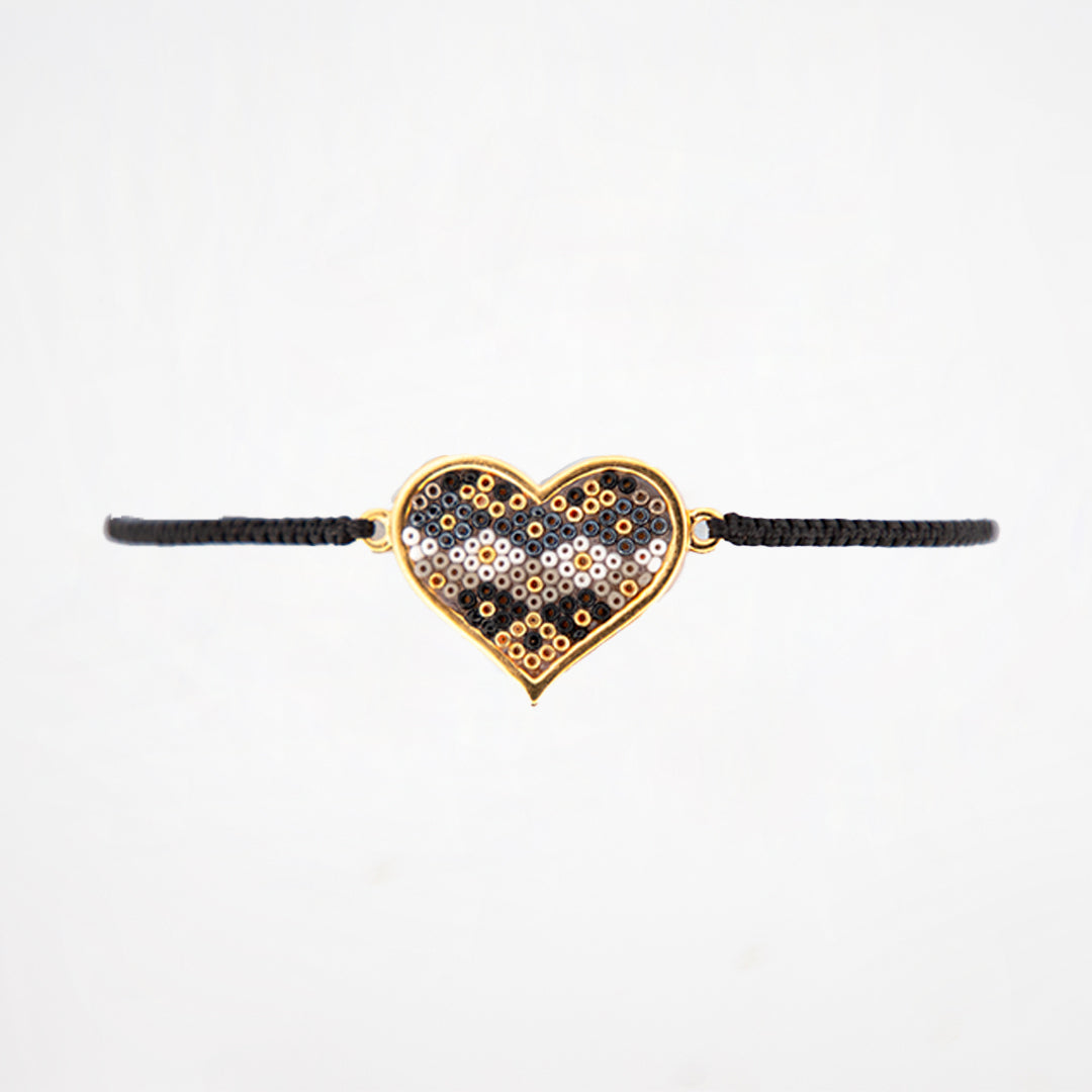 Pulsera Corazón Macramé