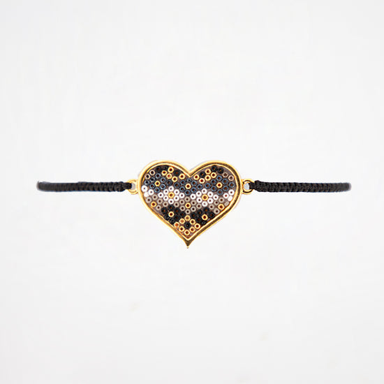 Pulsera Corazón Macramé - 35% OFF