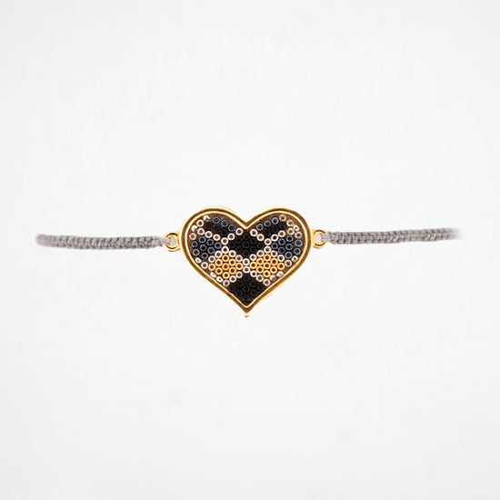 Pulsera Corazón Macramé