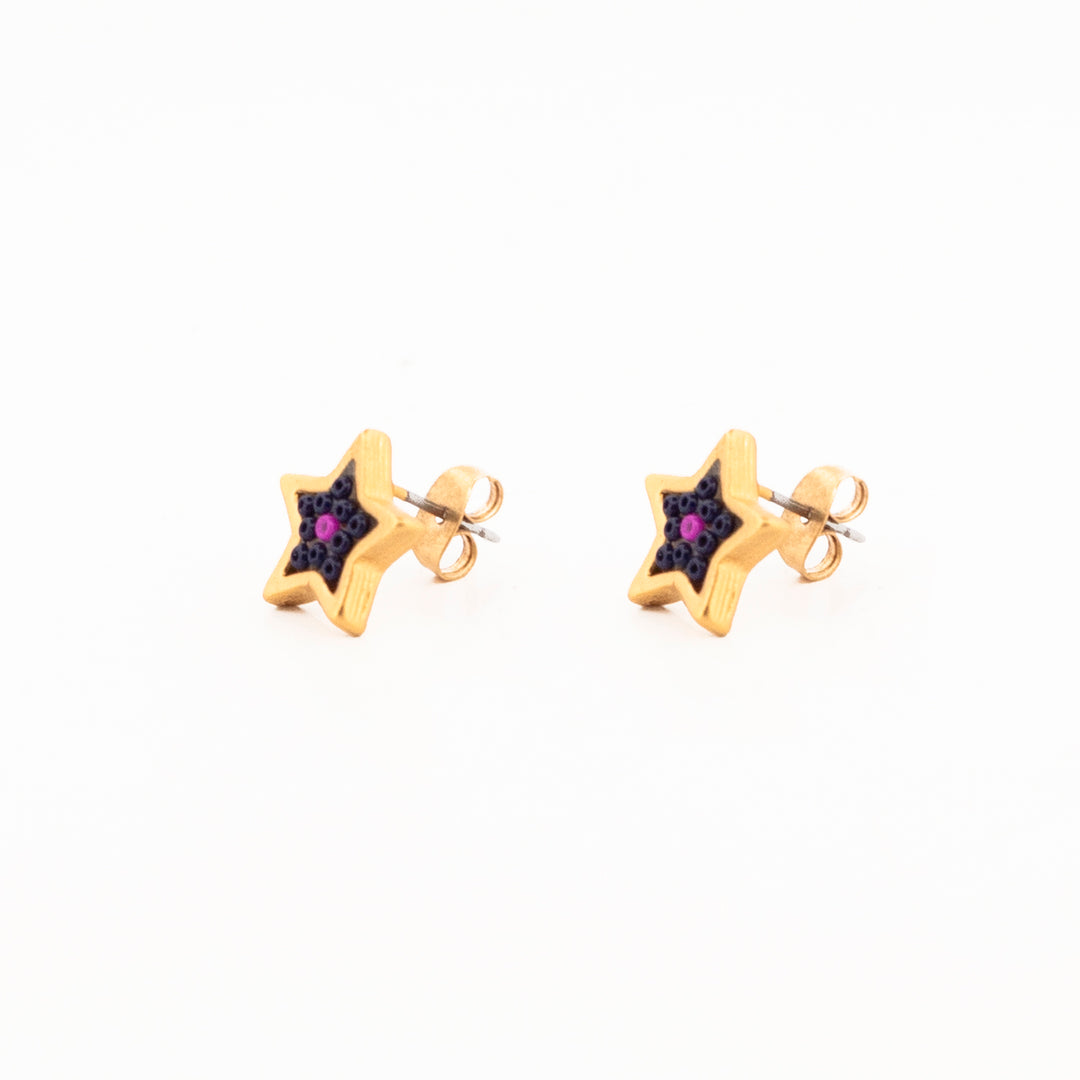 Minis 24k gold plated Estrella Chiquita earrings