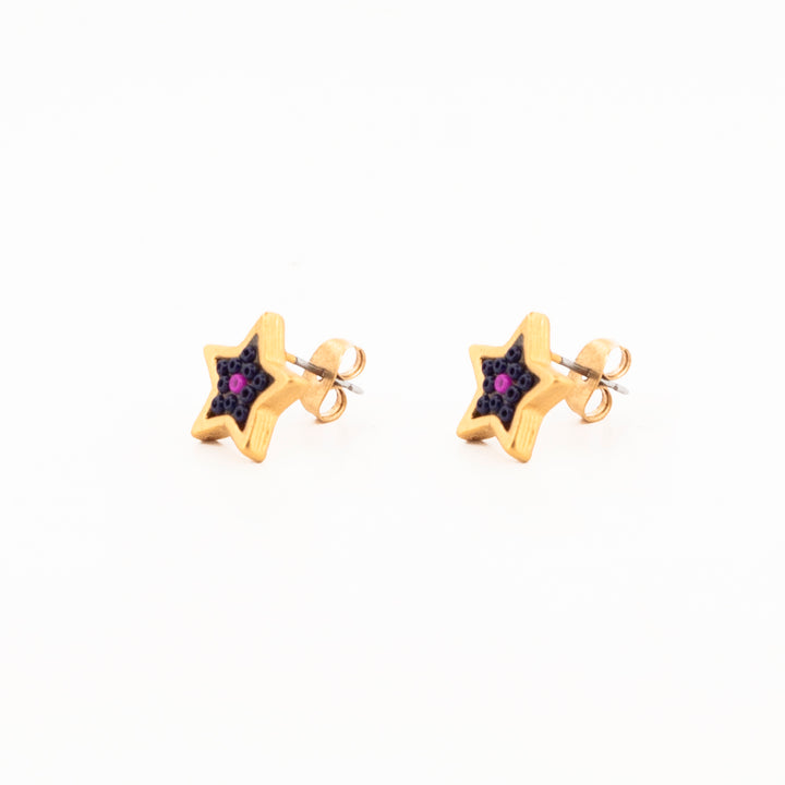 Minis 24k gold plated Estrella Chiquita earrings