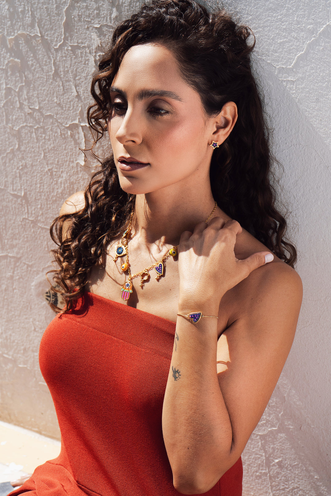 Minis 24k gold plated Estrella Chiquita earrings