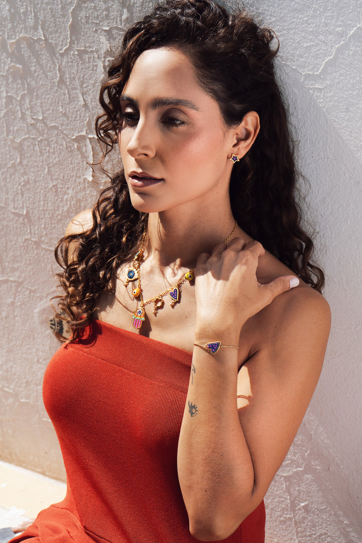 Minis 24k gold plated Estrella Chiquita earrings