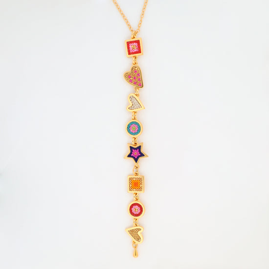 Alegría Chiquita necklace in 24k gold plated medium 