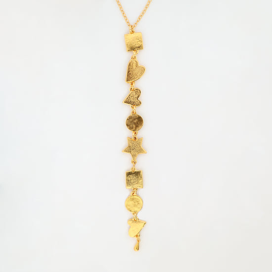 Alegría Chiquita necklace in 24k gold plated medium 