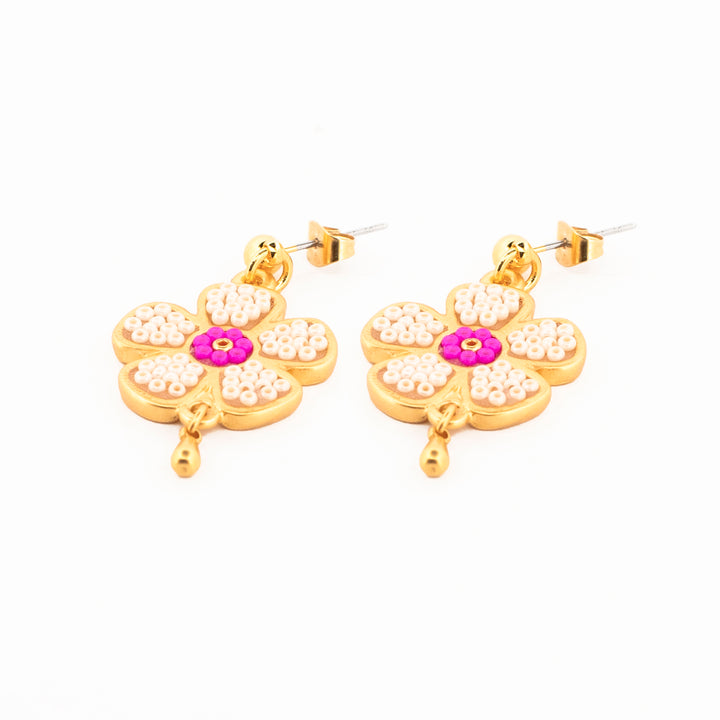 Aretes Flores con Vida