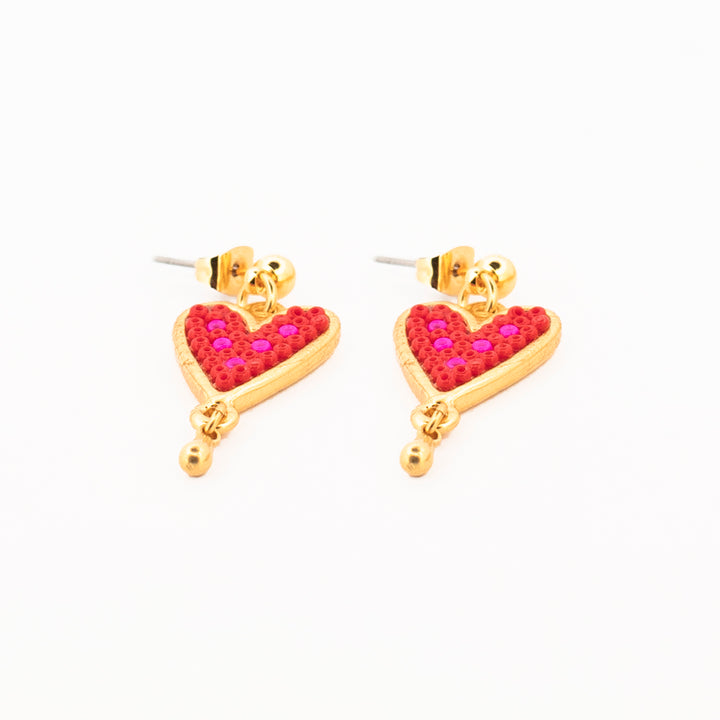 Aretes Corazón en Paz