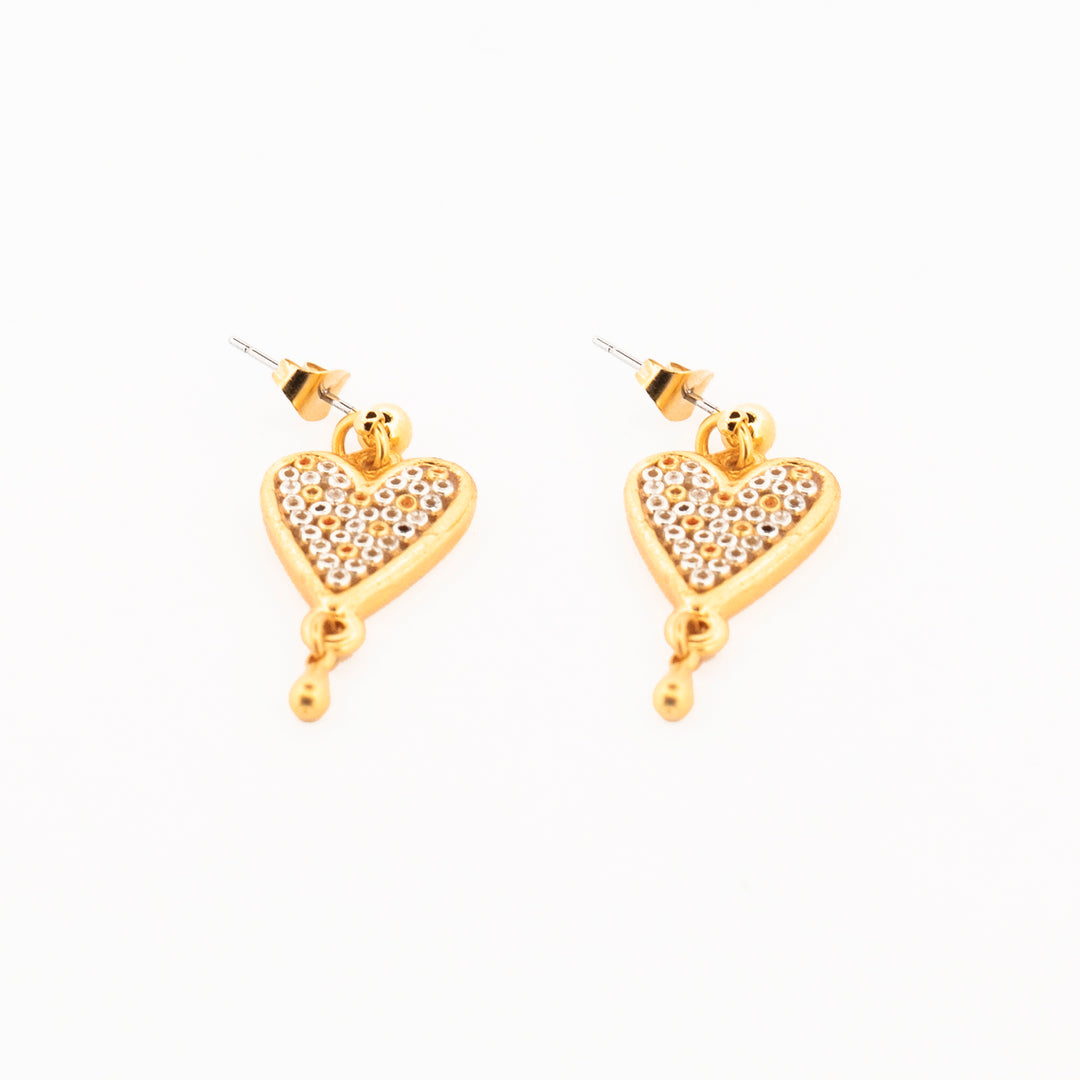 Aretes Corazón en Paz