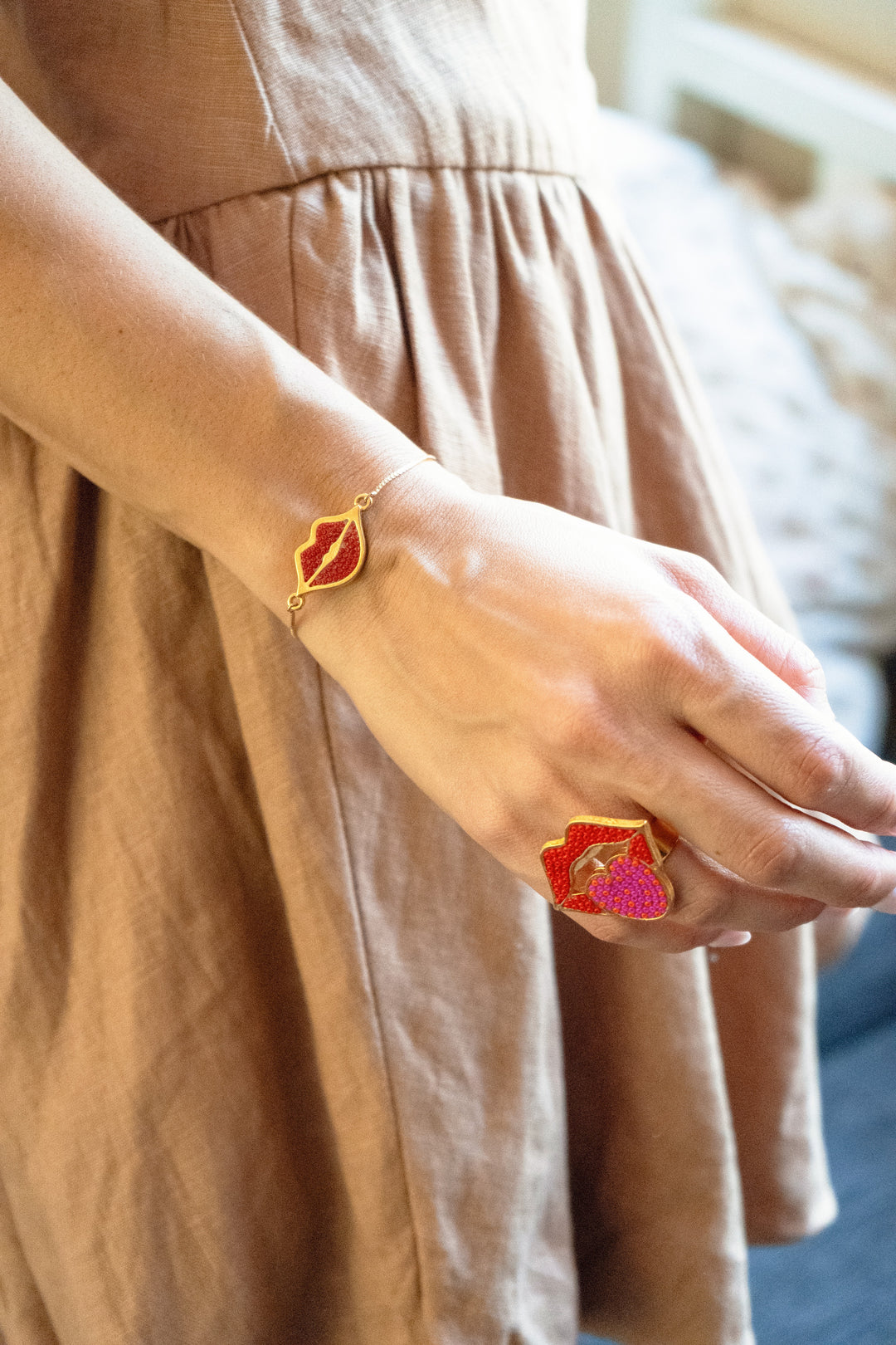 Anillo Besito Corazón