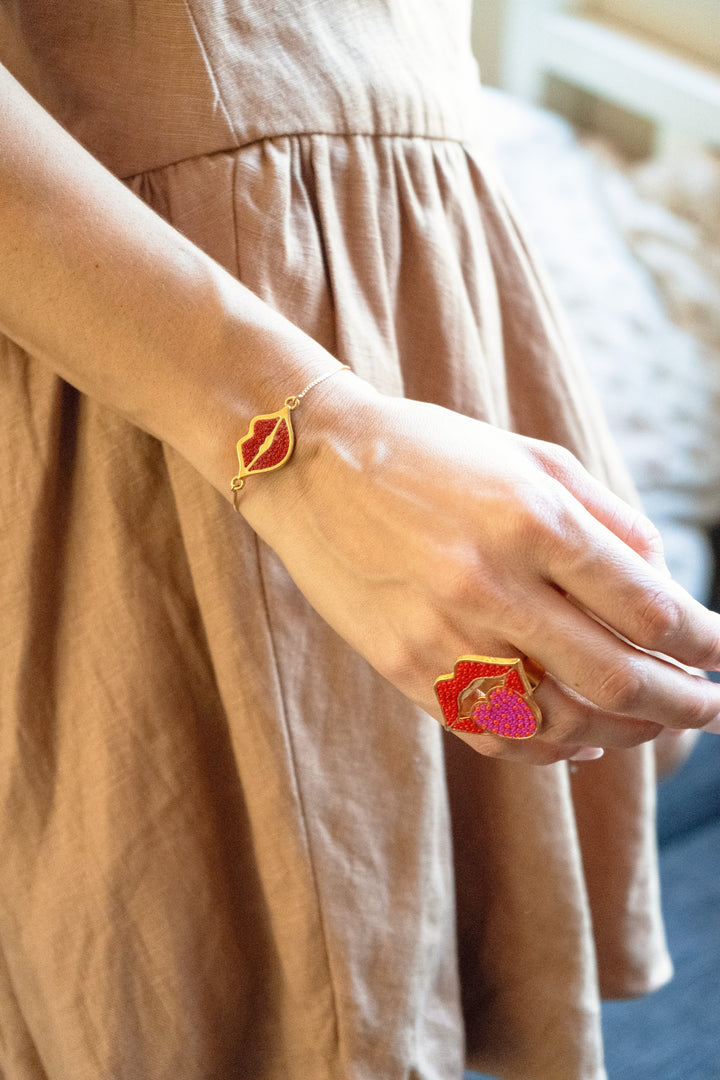 Anillo Besito Corazón