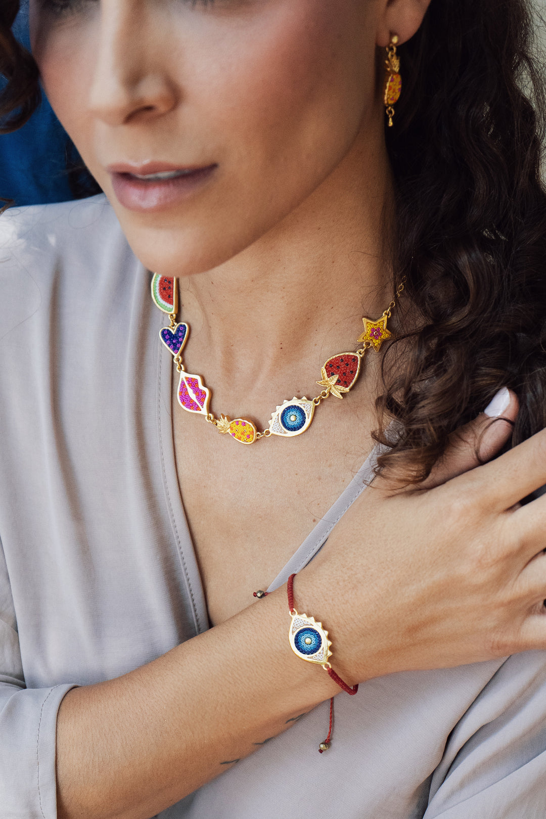 Gargantilla Paisaje Exótico