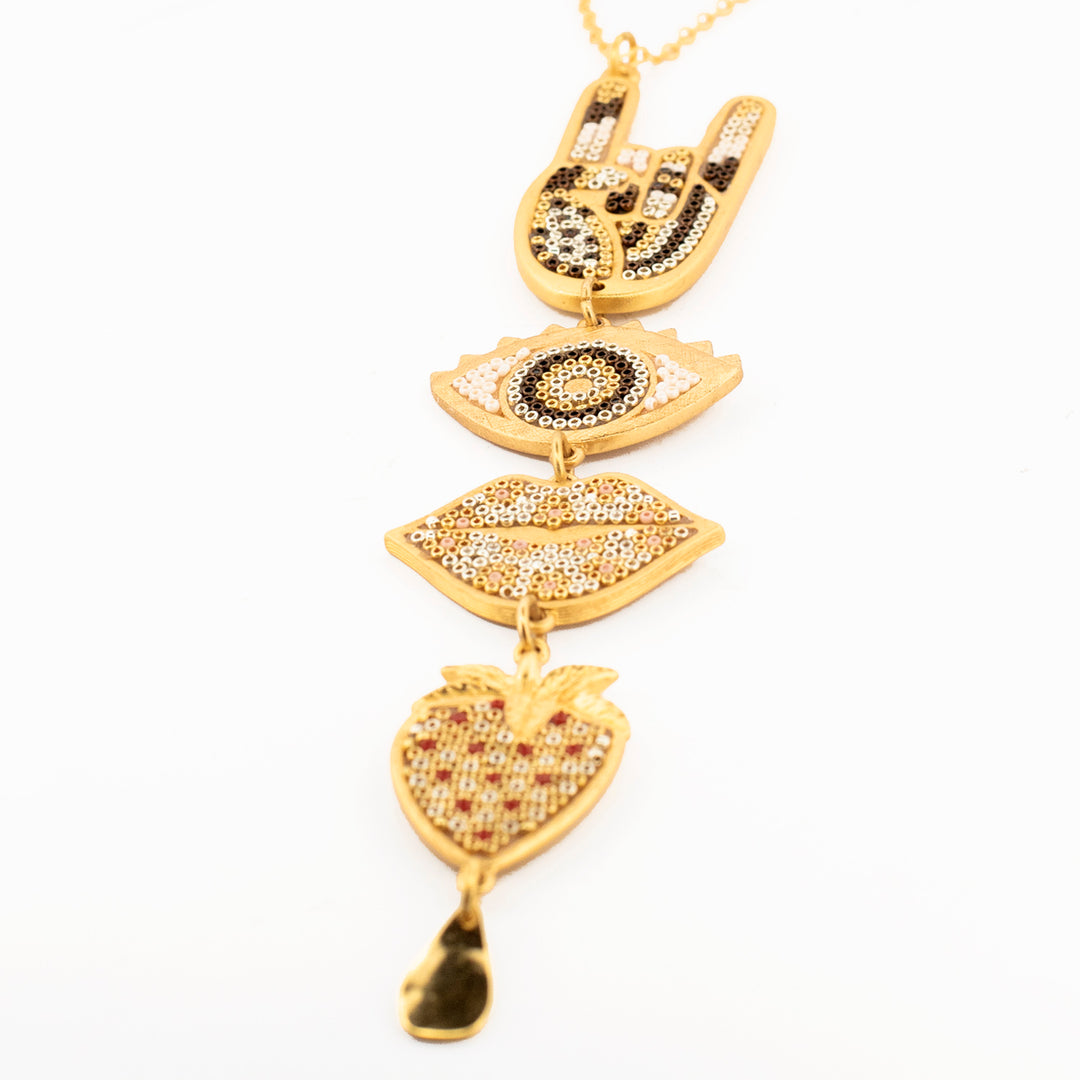 Collar Corazón Rockero