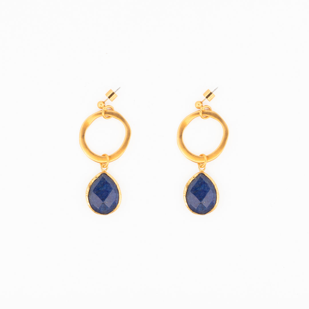 Aretes Lapizlazuli
