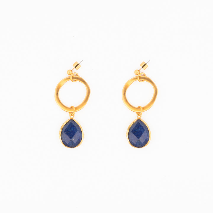 Aretes Lapizlazuli