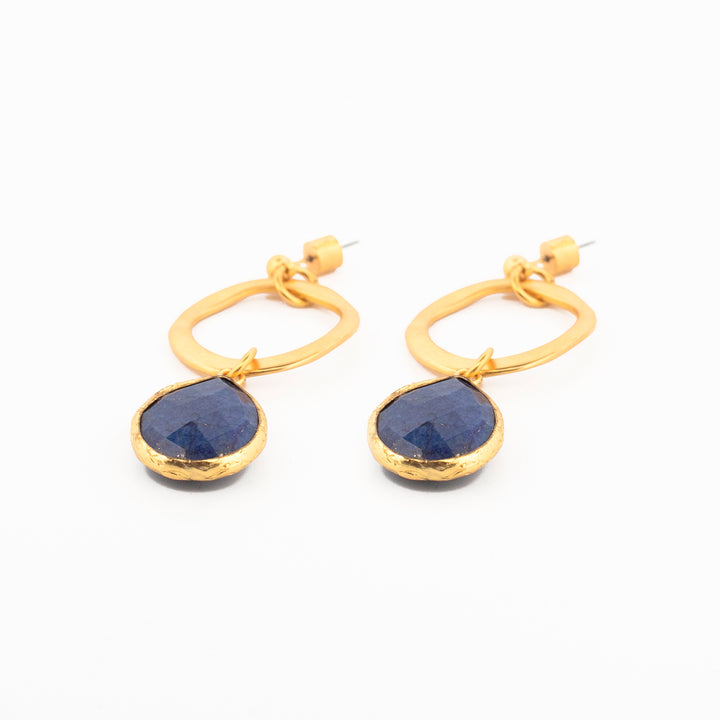 Aretes Lapizlazuli