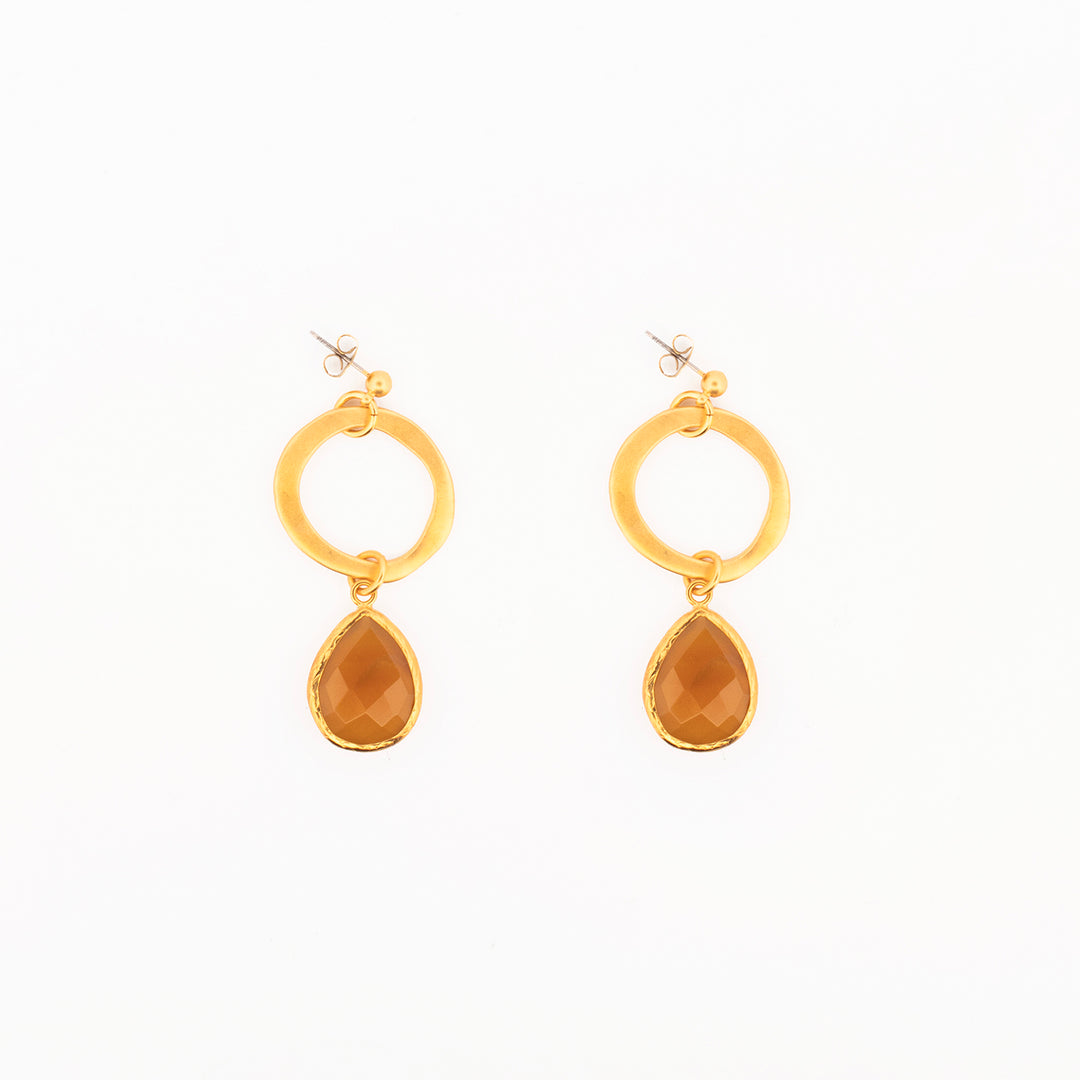Aretes Ágatha Roja
