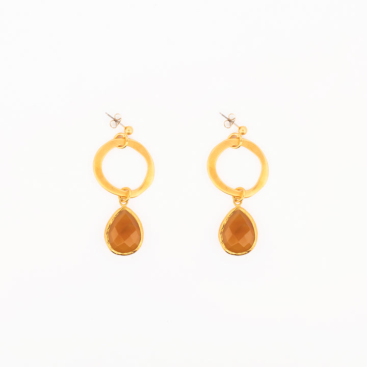 Aretes Ágatha Roja
