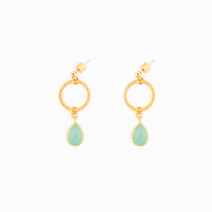 Aretes Turquesa Aro