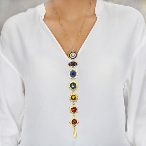 Chakras Necklace 012